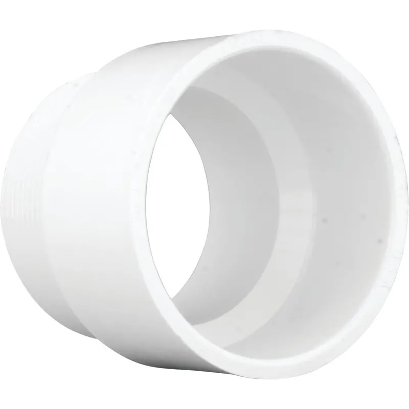 Charlotte Pipe Pvc Dwv Adapter – 3-Inch Hub X 3-Inch Mip, Schedule 40, For Drain-Waste-Vent Systems 1