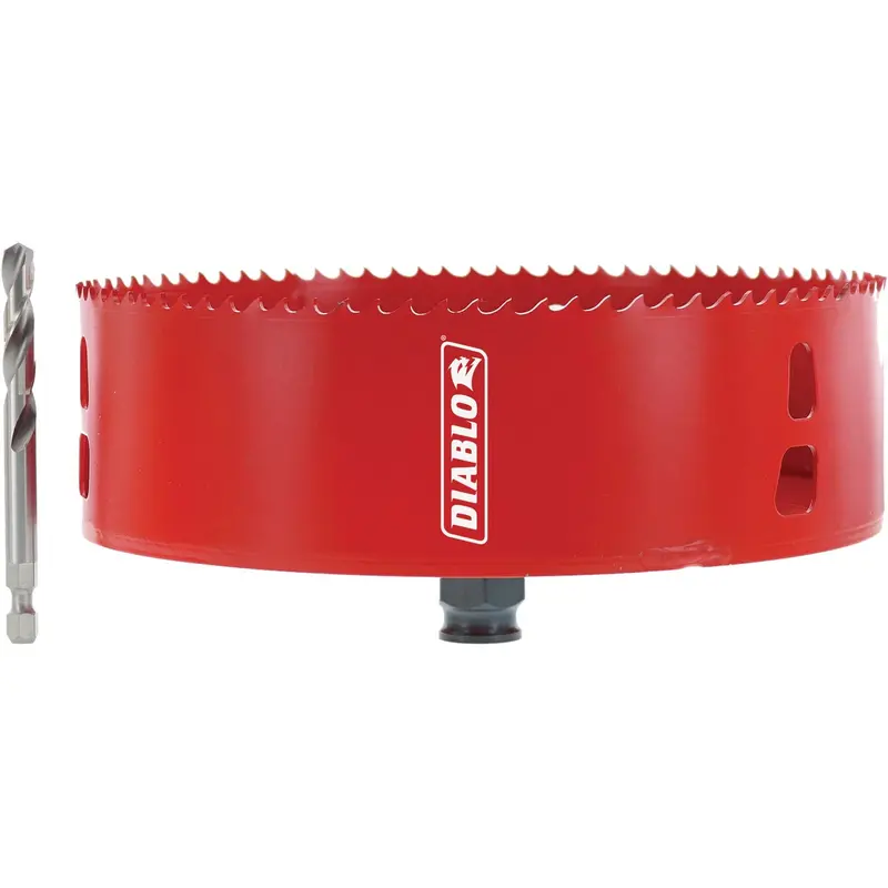 Diablo 6-3/8" Lighted Recessed Hole Saw With Pilot Bit 1