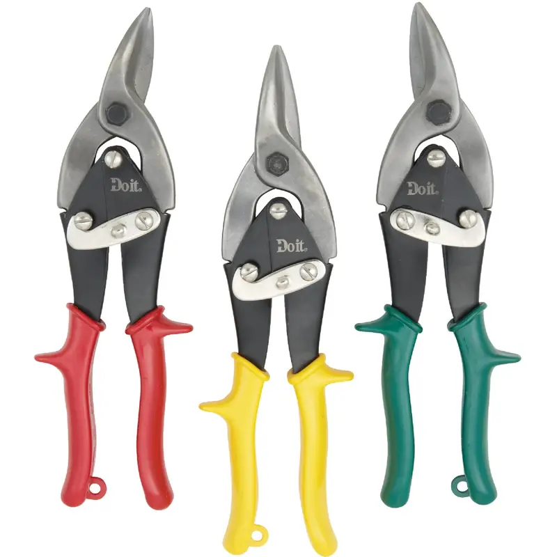 Do It Aviation Snip Set – Ergonomic 3-Piece Kit For Sheet Metal Cutting 1