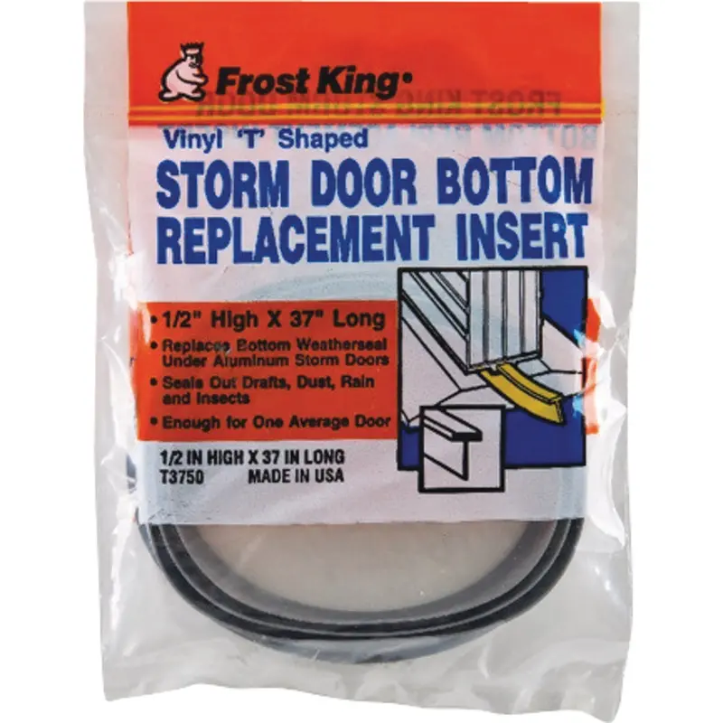 Frost King Storm Door Bottom Seal — 1/2" × 37" Insert Type 1
