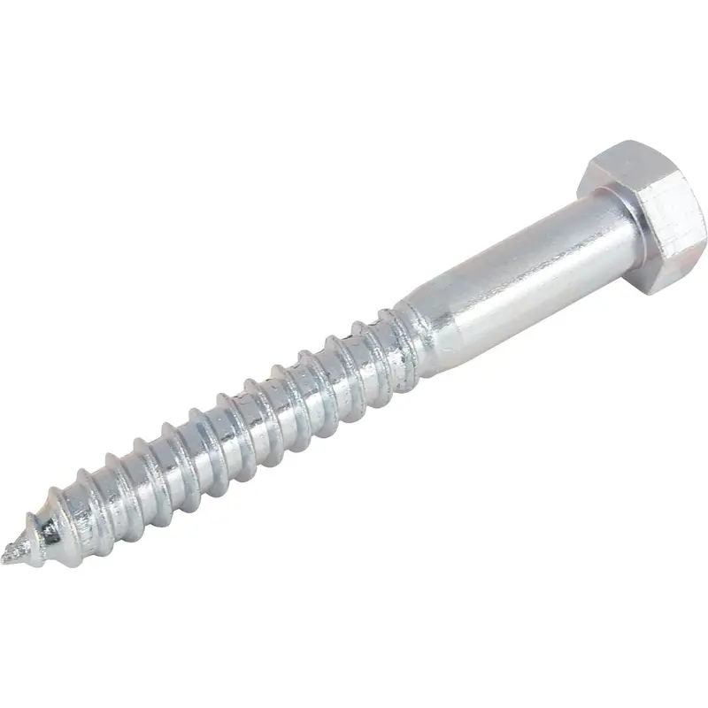 Hillman Zinc-Plated Hex Lag Screw – 3/8" X 4", Pack Of 50 1