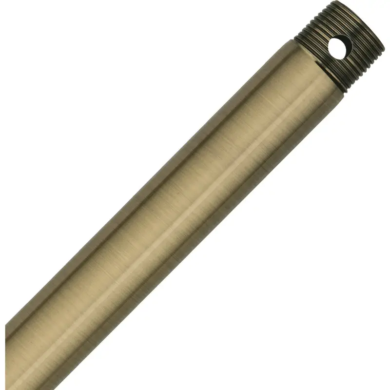 Hunter Antique Brass Downrod – 3/4" Diameter × 12" Length 1