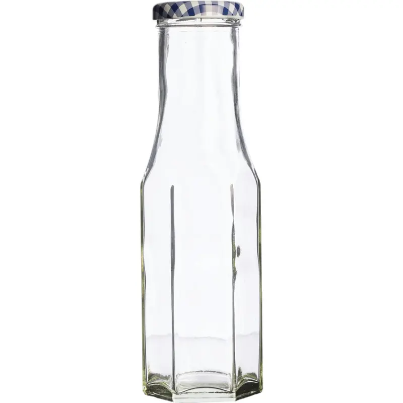 Kilner Hexagonal Glass Storage Bottle With Twist Lid – 8.5 Oz 1