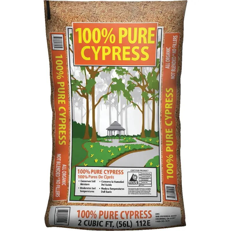 Landscape Select Cypress Mulch – 2 Cu. Ft., Tan Natural Color 1