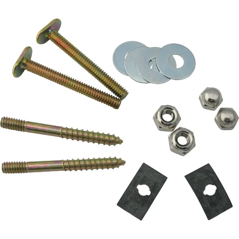 Lasco Brass-Plated Steel Toilet Bolts – 1/4-Inch X 2-1/4-Inch (2-Pack) 1