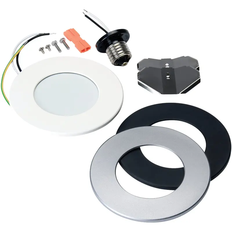 Liteline Trenz Thinled 4-Inch Ic-Rated Recessed Light Kit – 3000K, New Construction & Remodel Ready 1