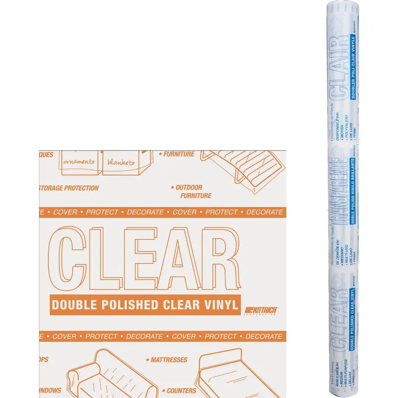 Magic Cover Clear Heavy-Duty Yard Cover – 54 Inches By 15 Yards 1