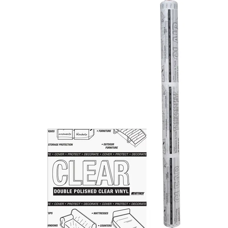 Magic Cover Clear Multi-Purpose Yard Cover – 54 In. × 36 Yd. Versatile Protective Film 1