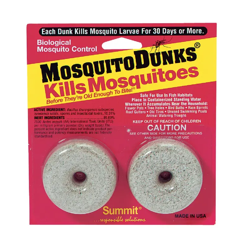Mosquito Dunks – Ready-To-Use Bti Mosquito Larvicide Tablets (2-Pack) 1