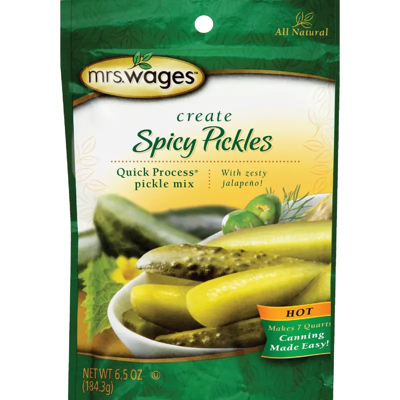 Mrs. Wages Quick Process Hot Spicy Pickling Mix – 6.5 Oz 1