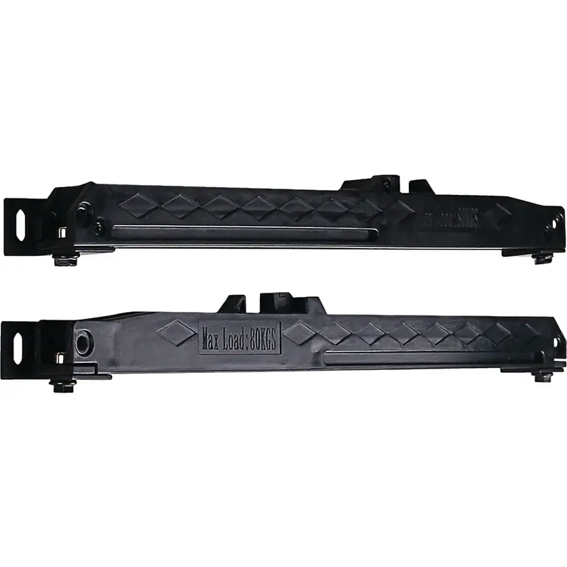 National V1060 Barn Door Hardware Kit – Matte Black Soft-Close Interior System 1