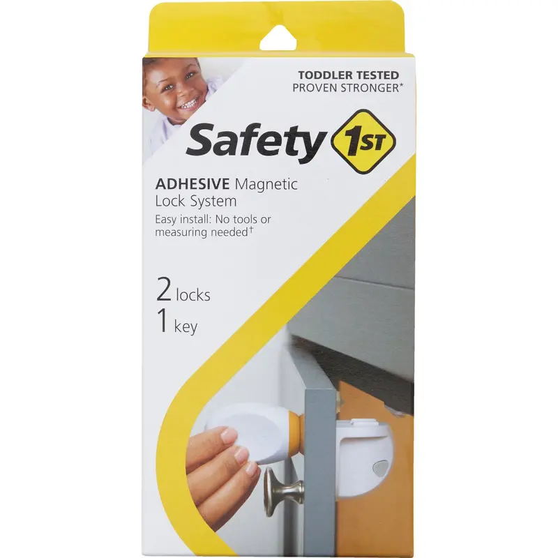 Safety 1St Magnetic Cabinet Lock Kit – Adhesive 2-Lock Set 1