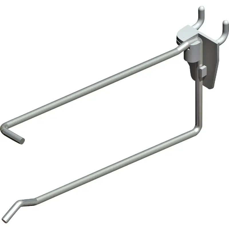 Southern Imperial 6" X 2.5" Two-Piece Metal Drop Peg Hook – Fastback Design 1