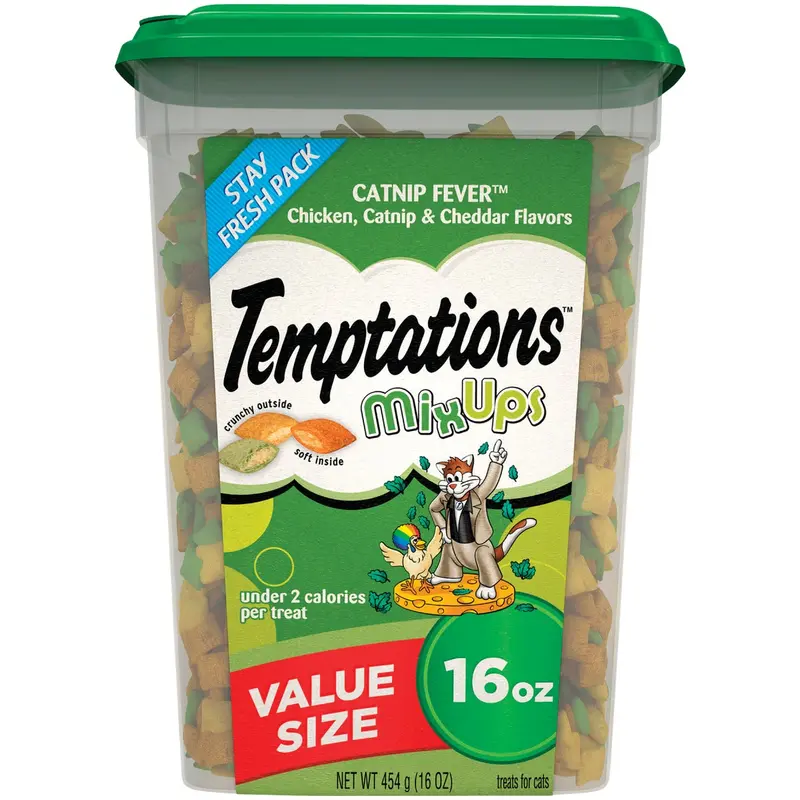 Temptations Mix-Ups Catnip Fever Treats – 16 Oz Bag For Feline Enrichment 1