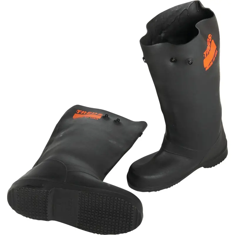 Treds Men’S Rubber Overboots – 17-Inch Height, Fits Shoe Sizes 13–14 1