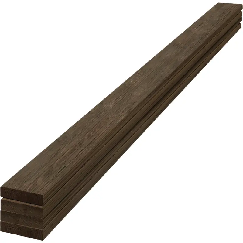 Ufp-Edge Rustic Brown Wood Trim Board – 4" W × 8' L × 1" Thick (4-Pack) 1