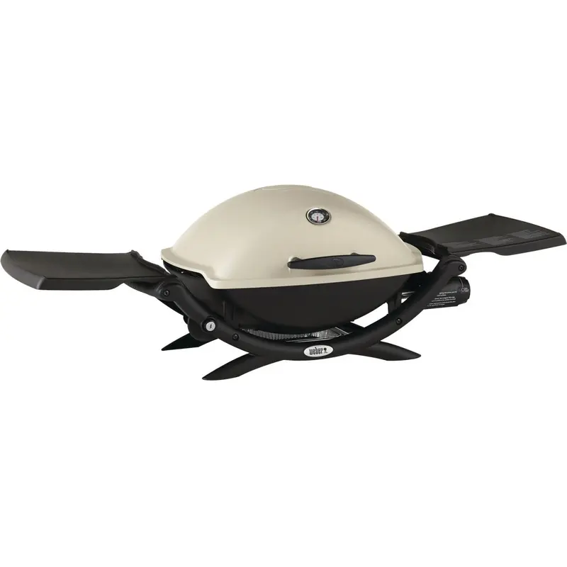 Weber Q 2200 Portable Lp Gas Grill – Single-Burner, 12,000 Btu White Grill 1