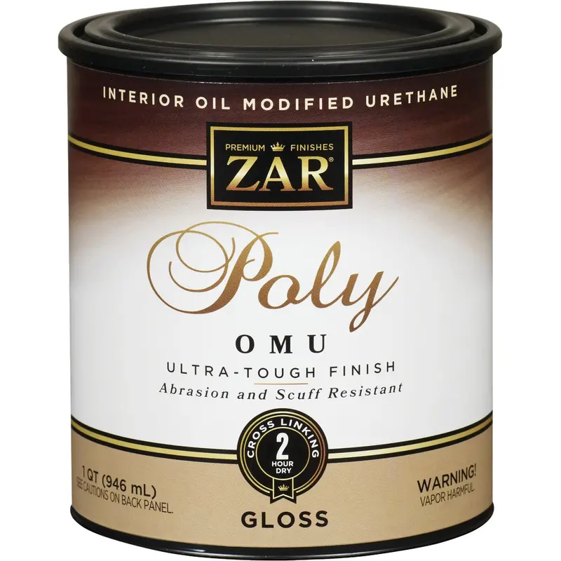 Zar Ultra Max Polyurethane – Gloss Interior Finish, 1 Quart Can 1