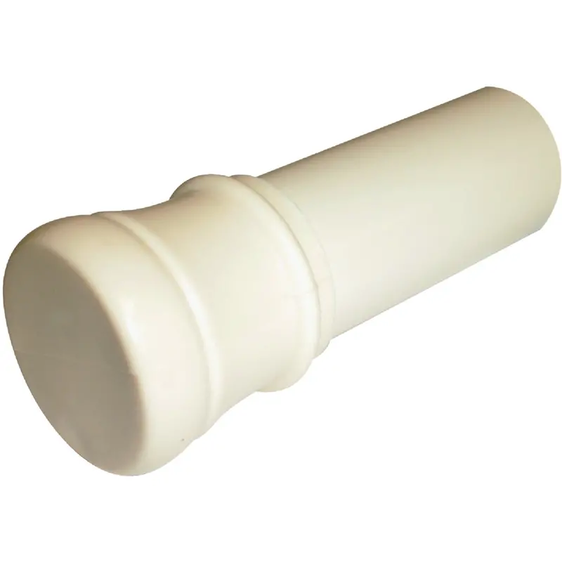 Zenith Zenna Home Adjustable Tension Shower Rod – 34-1/2" To 60", Bone Finish 1