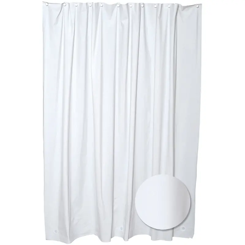 Zenith Zenna Home Peva Shower Curtain Liner – 70-Inch X 72-Inch, Mildew-Resistant White 1